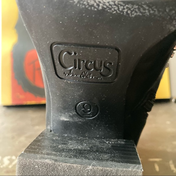 Circus by Sam Edelman Jenna Pointed Toe Studded Boots - Picture 12 of 13